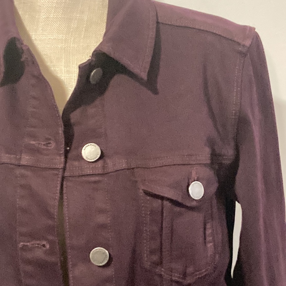Liverpool Dark purple denim jacket S - Picture 2 of 11